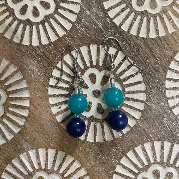 Vintage Lapis necklace set - Picture 4 of 5